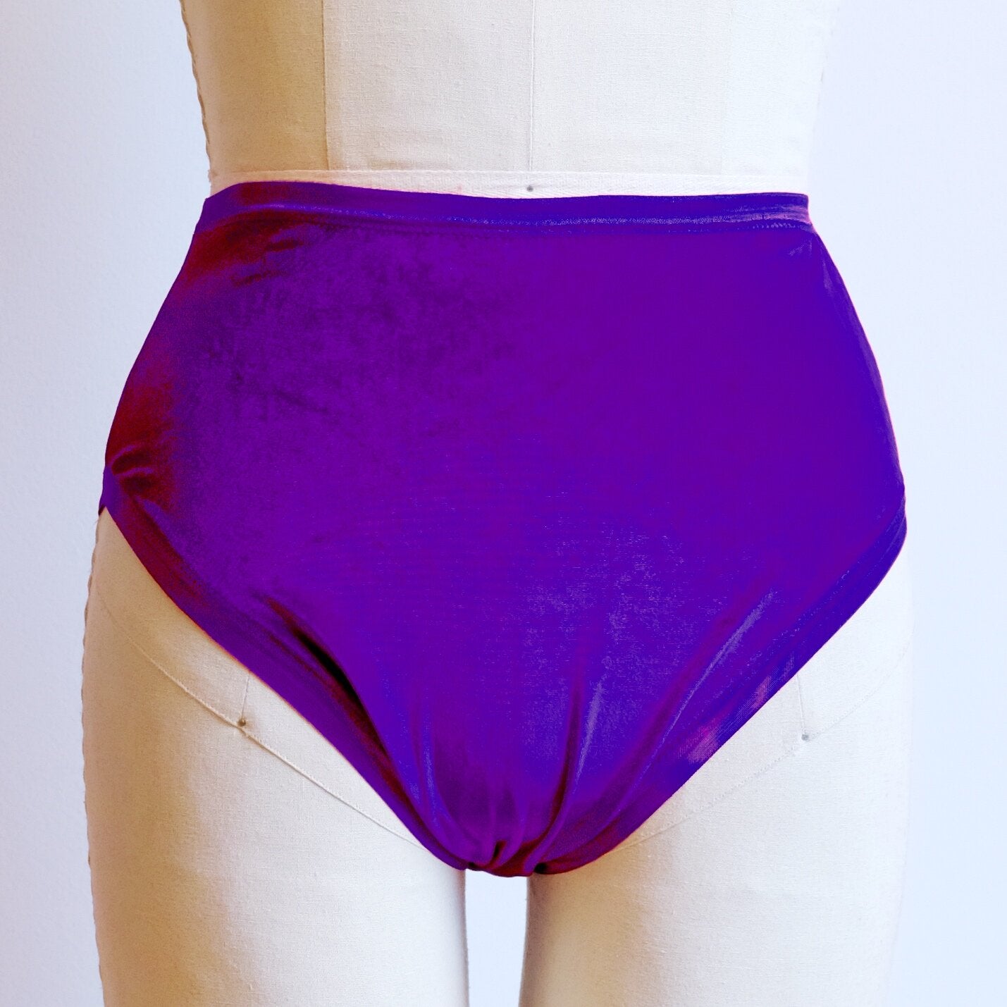 Purple Velvet High Rise Undies