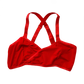 Red Solid Lingerie Set