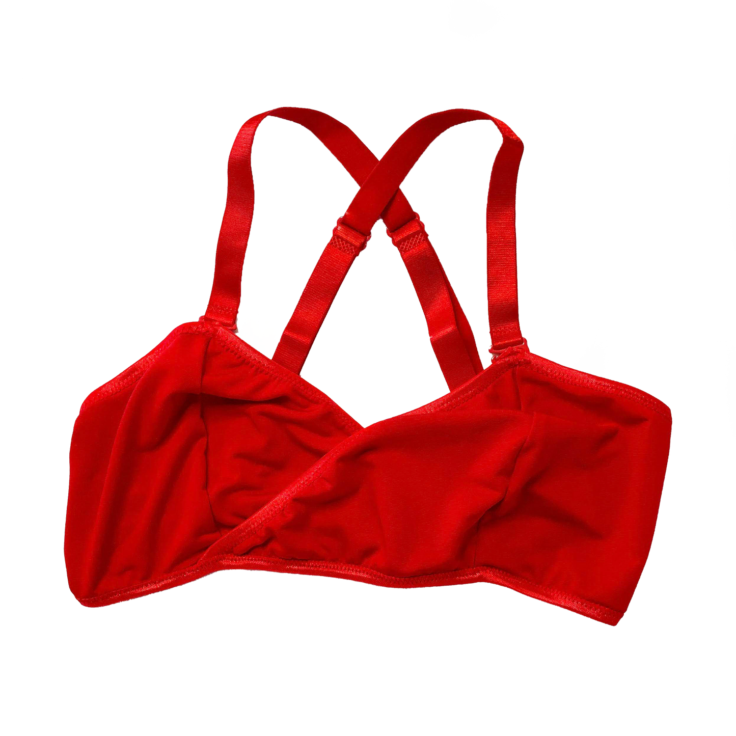 Red Solid Lingerie Set