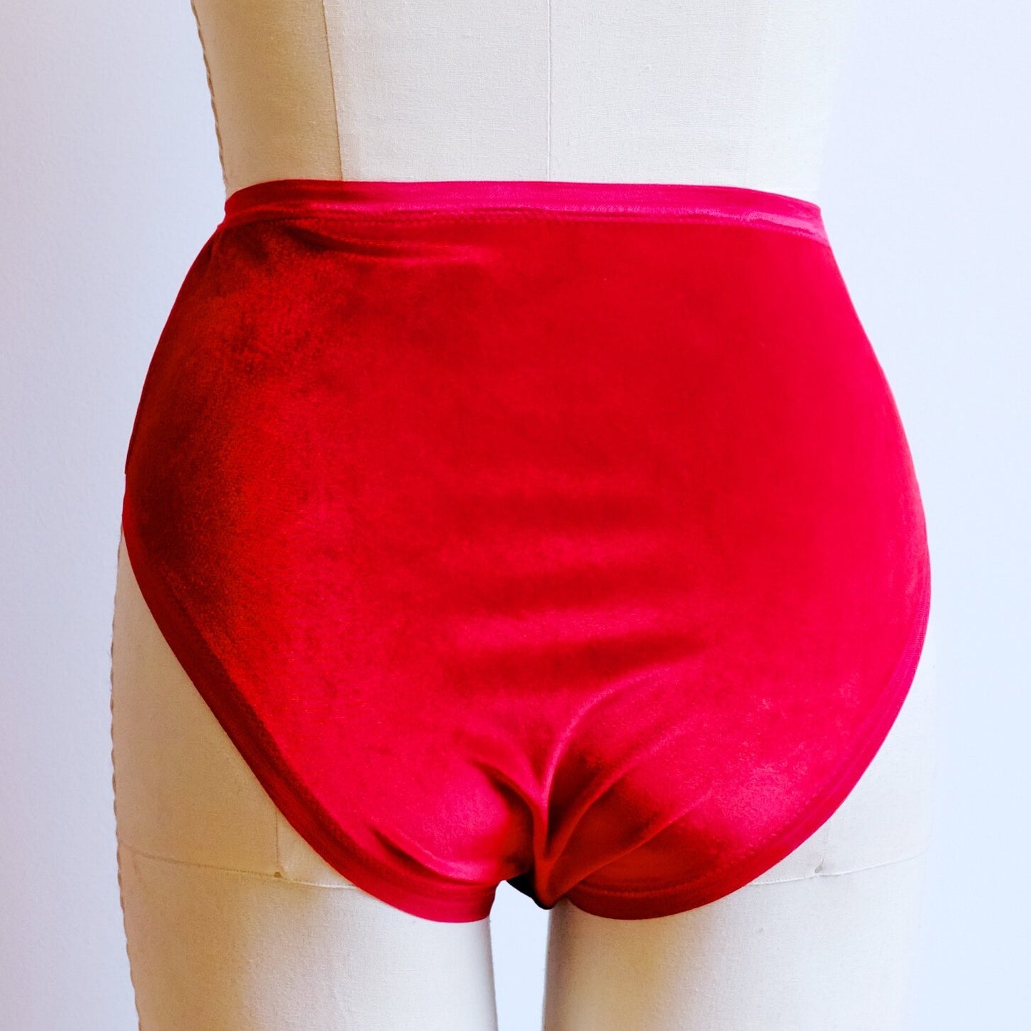 Red Velvet High Rise Undies