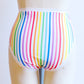 Rainbow Stripe High Rise Undies