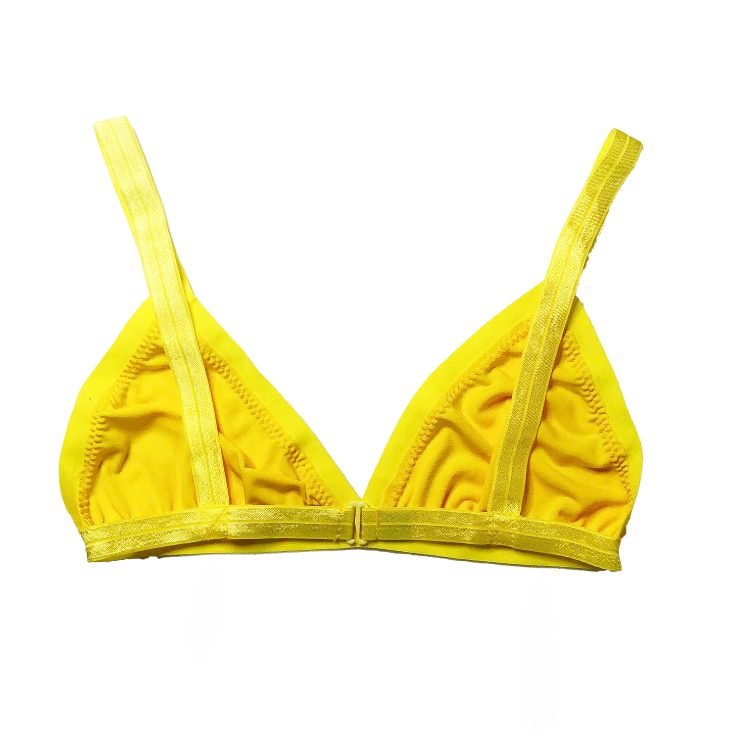 Yellow Solid Triangle Bralette