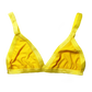 Yellow Solid Triangle Bralette