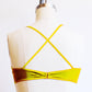 Yellow Velvet Wrap Bralette